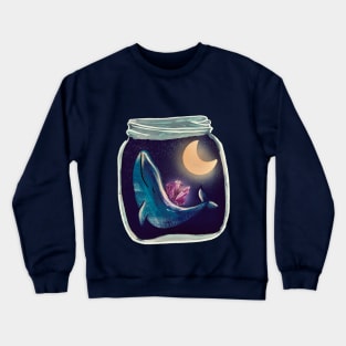 Crystal Whale Crewneck Sweatshirt